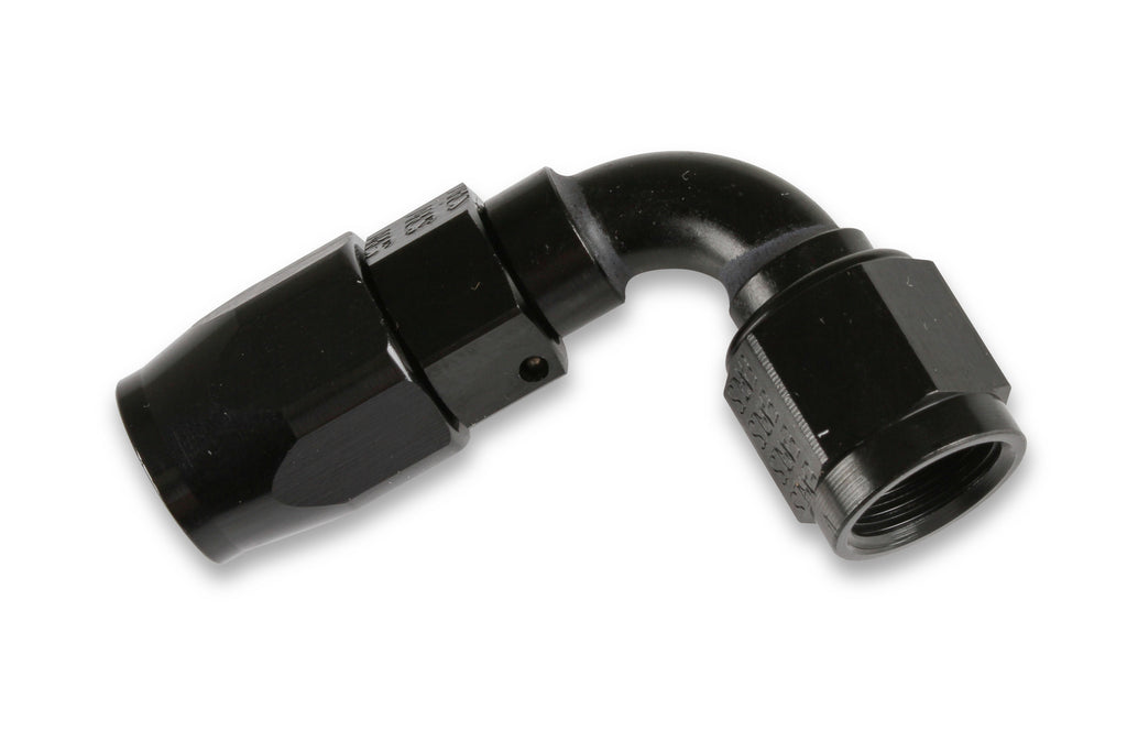 Earls 90 Degree Swivel-Seal® Hose End AN -8 - Black