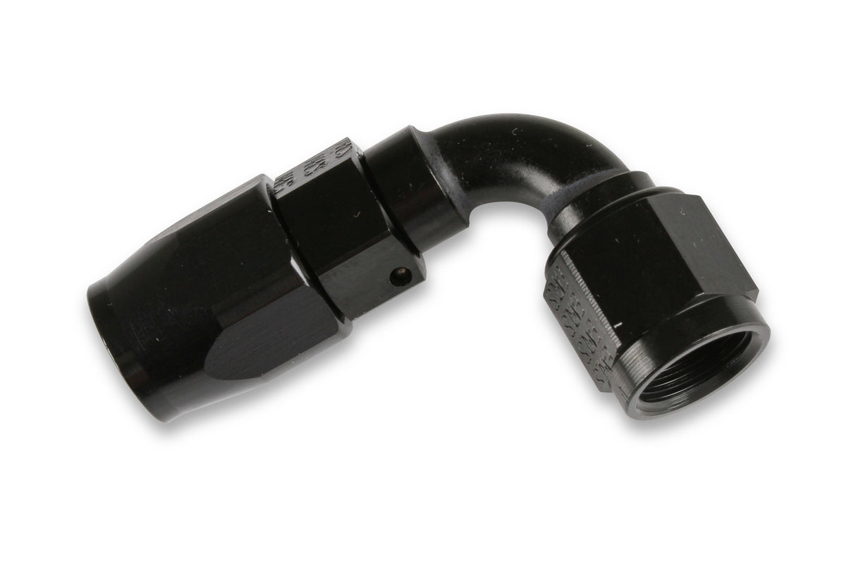 Earls 90 Degree Swivel-Seal® Hose End AN -8 - Black