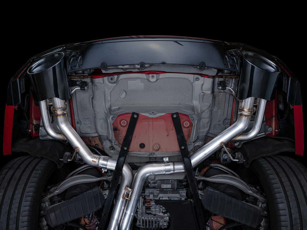 AWE SwitchPath™ Exhaust for C8 Audi RS 6/RS 7 - Diamond Black RS-style Tips