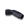 Earls 45 Degree Swivel-Seal® Hose End AN -10 - Black
