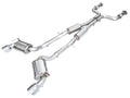 AWE Touring Edition Exhaust for Nissan Z - 5” Chrome Silver Tips