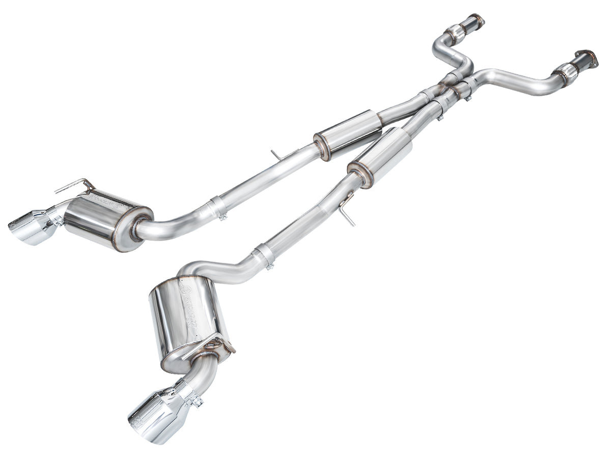 AWE Touring Edition Exhaust for Nissan Z - 5” Chrome Silver Tips
