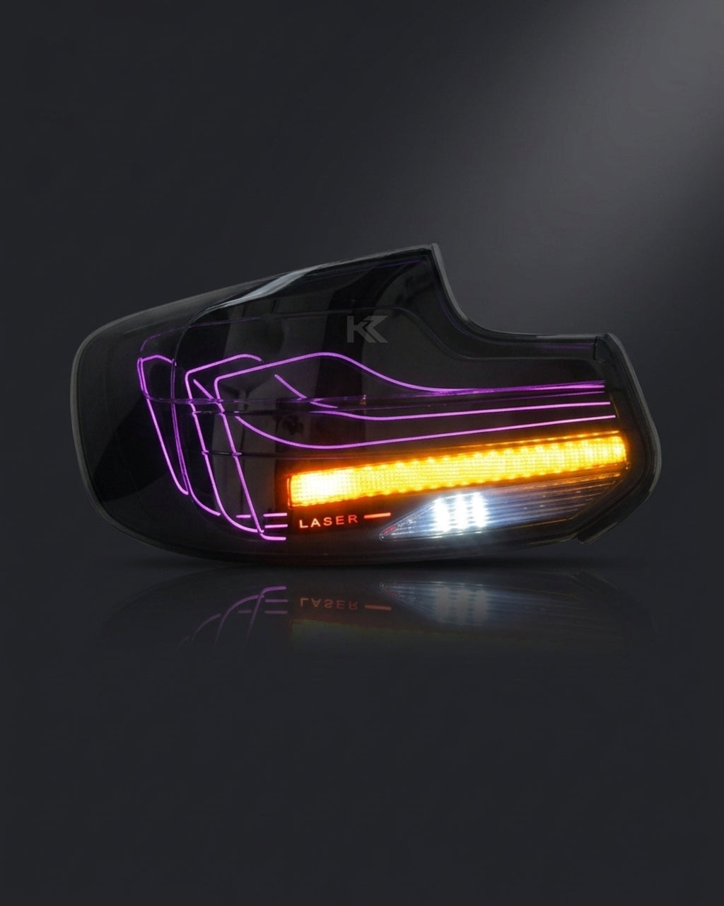 BMW 2 Series F22 / F87 CSL RGB Style LED Tail Light Assembly with Turn Signal 2014 - 2021 (Replaces 63211384009)