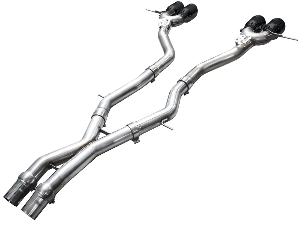 AWE Track Edition Exhaust for BMW G87 M2 - 4.5" Diamond Black Tips