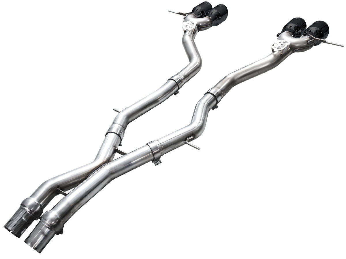 AWE Track Edition Exhaust for BMW G87 M2 - 4.5" Diamond Black Tips