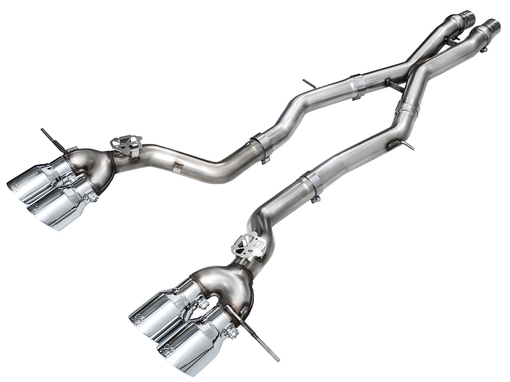 AWE Track Edition Exhaust for BMW G87 M2 - 4.5" Chrome Silver Tips
