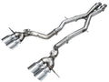 AWE Track Edition Exhaust for BMW G87 M2 - 4.5" Chrome Silver Tips