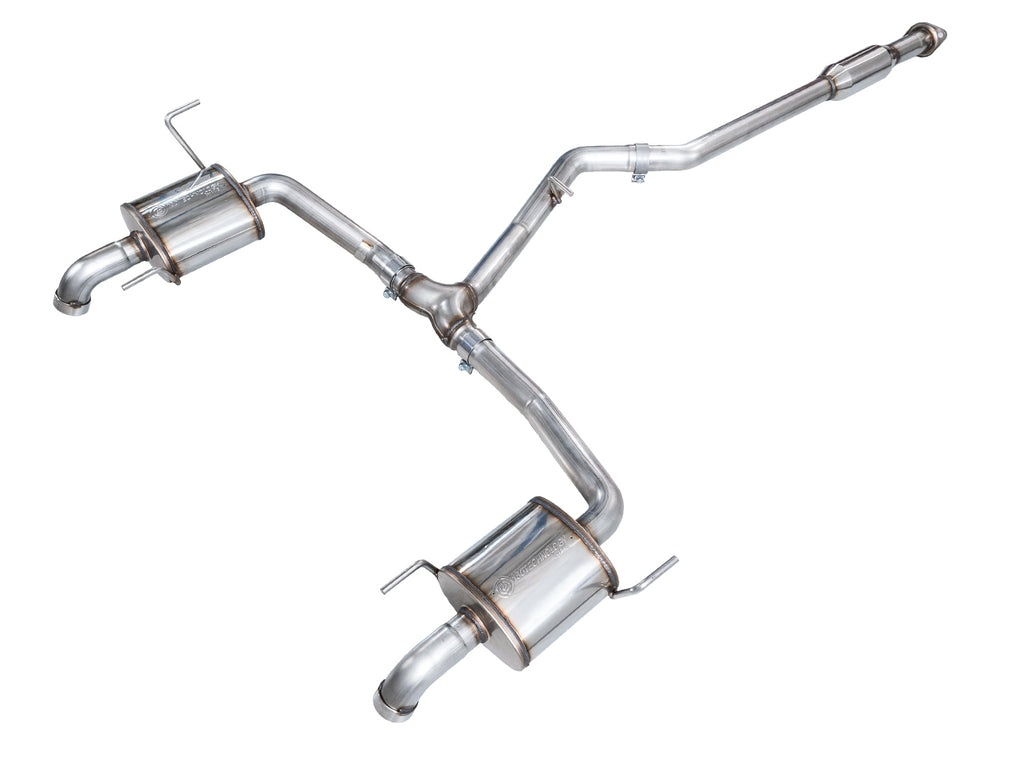 AWE 0FG Exhaust for Subaru Outback 2.4T - Dual BashGuards