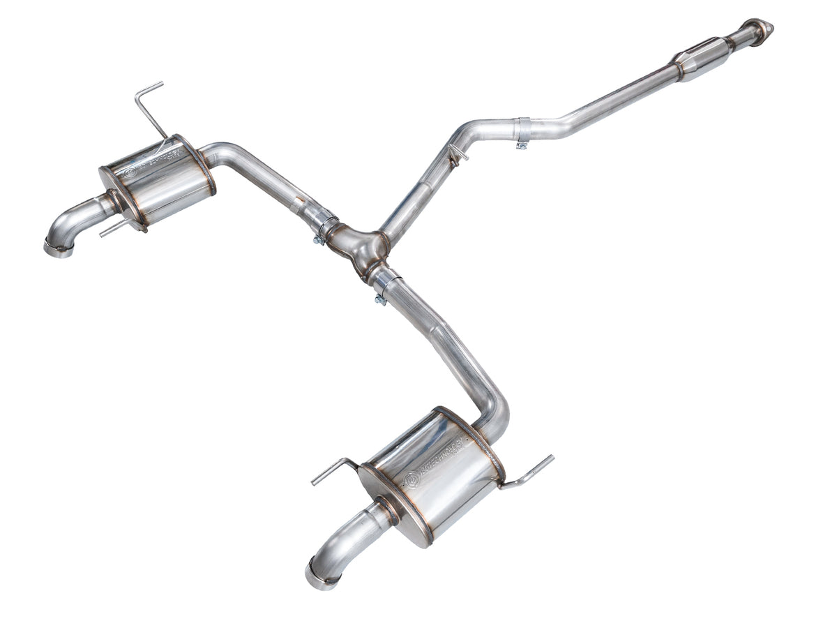 AWE 0FG Exhaust for Subaru Outback 2.4T - Dual BashGuards