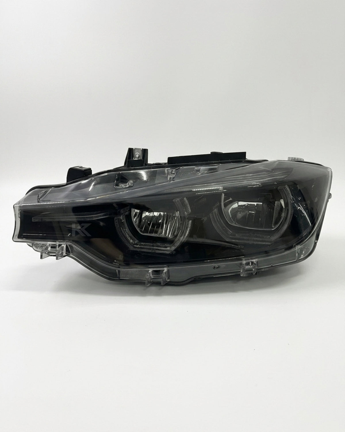 BMW 3 Series F30 / F31 / F35 V3 Smoked Triple-Color LED Headlight Assembly (White / Yellow / Red DRL) 2012 - 2018 (Replaces 63117314531)