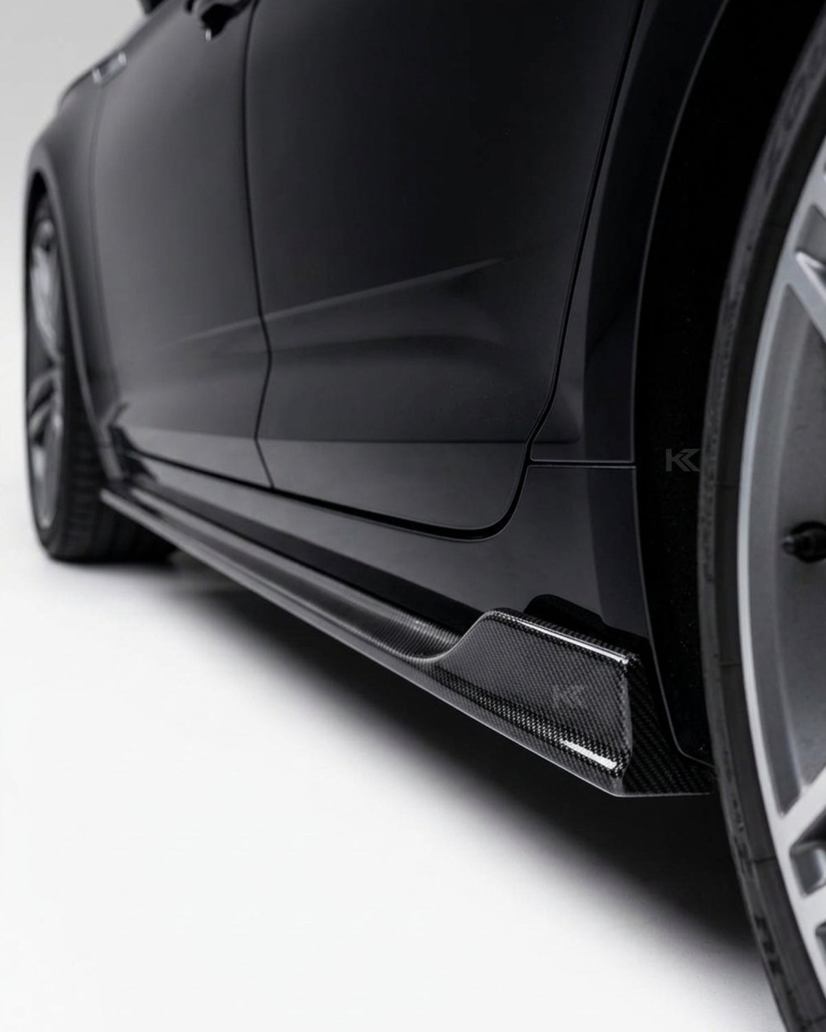 2017–2019 Audi A5 / S5 B9 Sportback Side Skirt Extensions – Carbon Fiber