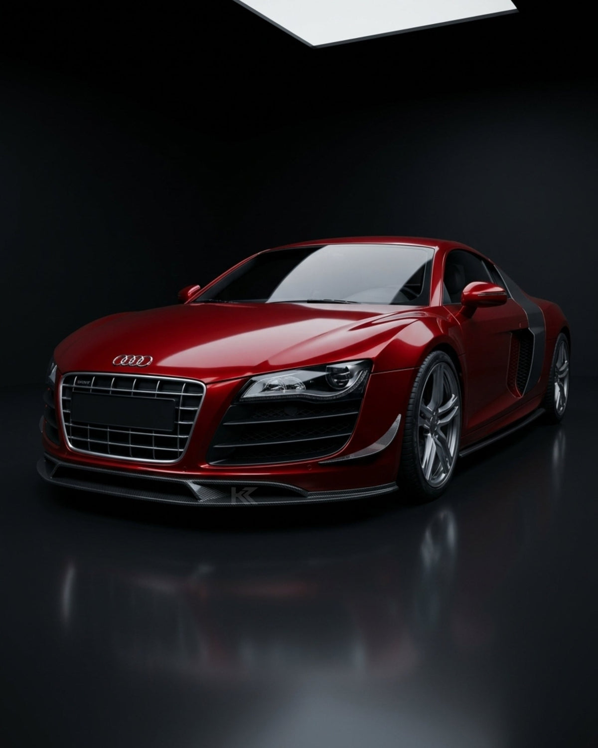 2008–2015 Audi R8 V8 / V10 Coupe Type 42 Front Lip Spoiler – Carbon Fiber