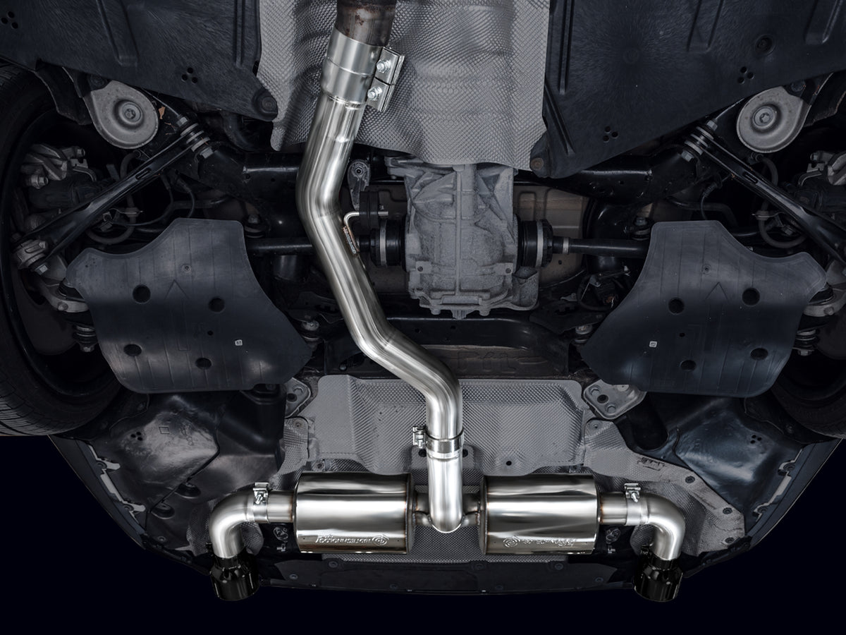AWE Touring Edition Axleback Exhaust for BMW G2X 330i/430i - 4.5” Diamond Black Tips