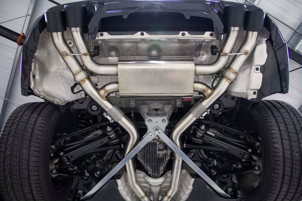 Dinan+ PCU / Closed Intake / Black Exhaust / X-Pipe / Springs + Bumpstops / ZF8 Pedal Pads