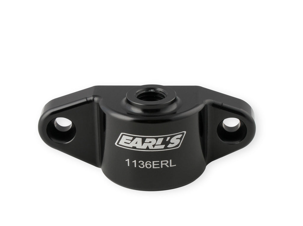 Earl's Oil Cooler Block-Off w/ 12mm x 1.5 Port - Fits Factory Sensor