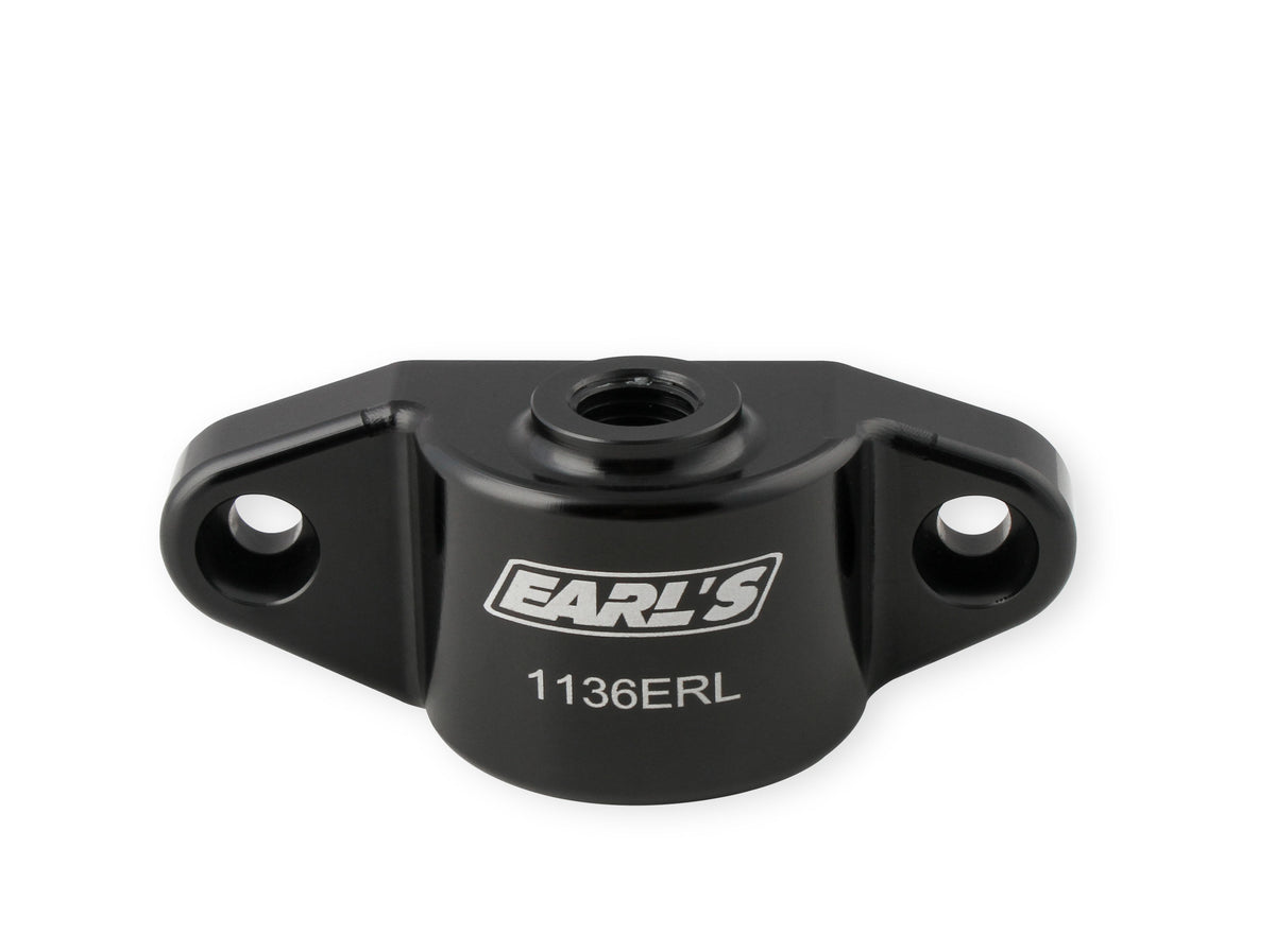 Earl's Oil Cooler Block-Off w/ 12mm x 1.5 Port - Fits Factory Sensor