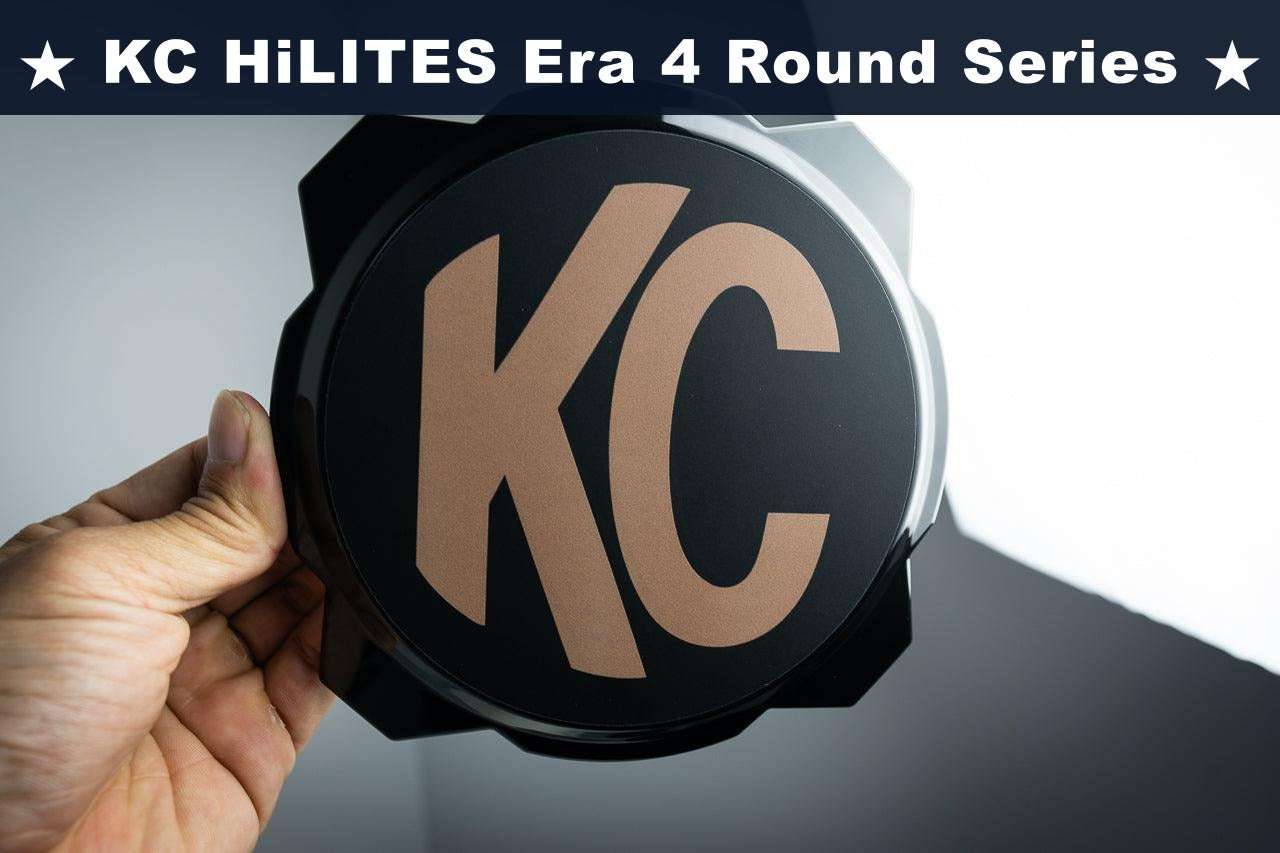 KC HiLITES Era 4 ROUND Series Light Cover Overlays - Universal