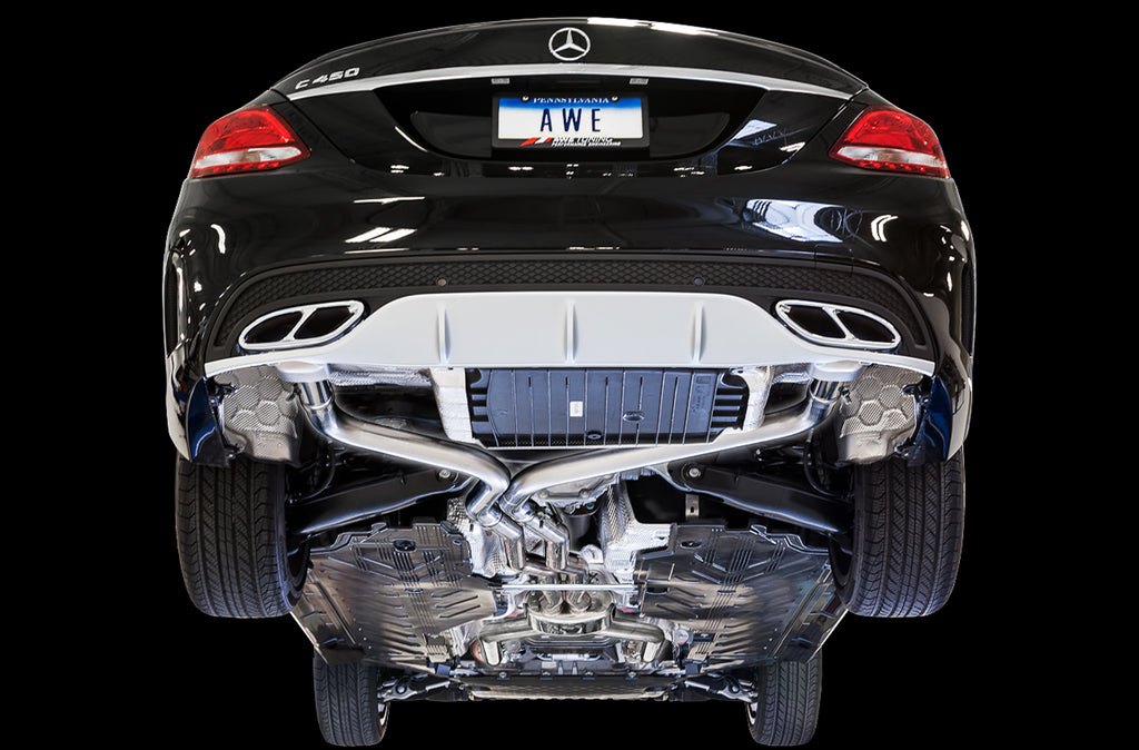 AWE Track Edition Exhaust for Mercedes-Benz W205 AMG C43 / C450 / C400