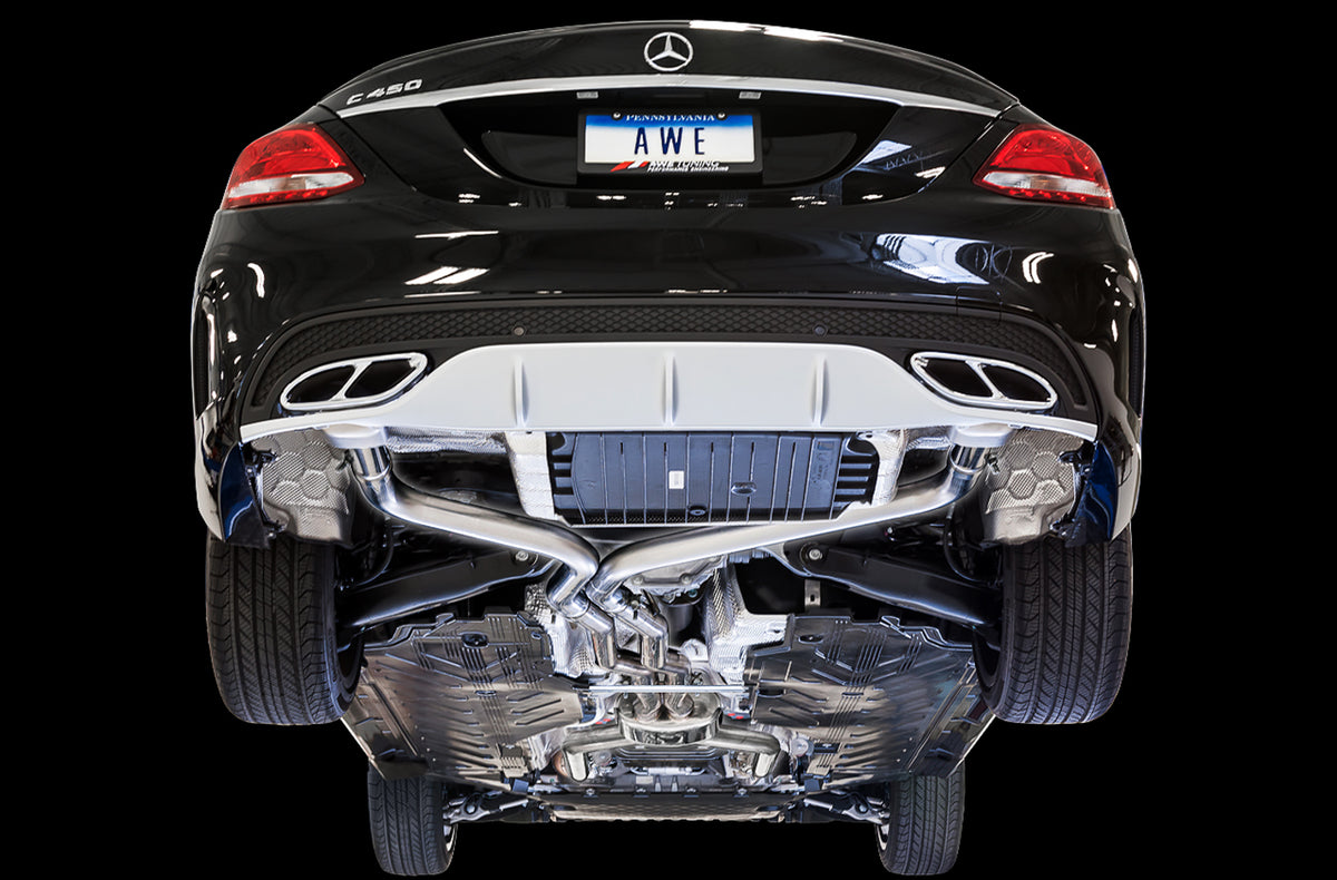 AWE Track Edition Exhaust for Mercedes-Benz W205 AMG C43 / C450 / C400