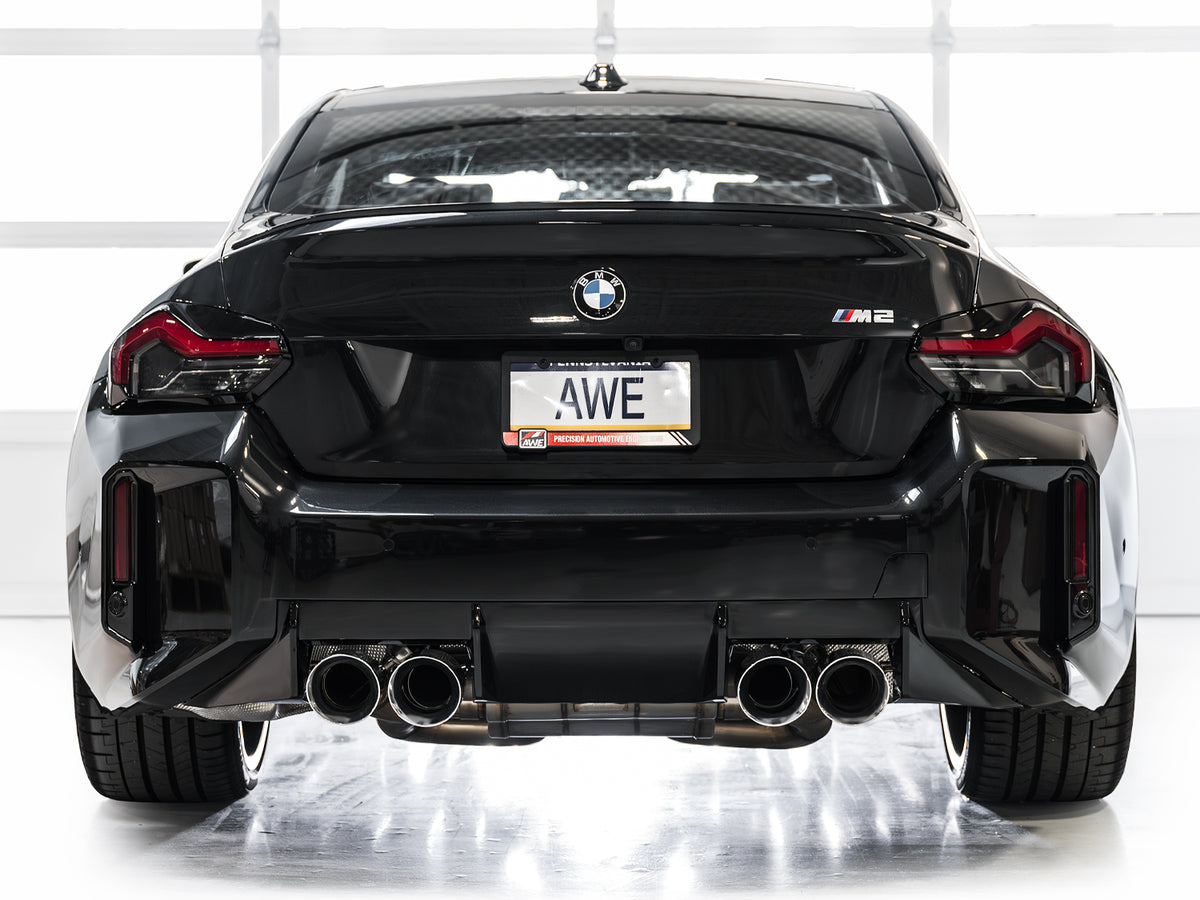 AWE SwitchPath™ Exhaust for BMW G87 M2 - 4.5" Chrome Silver Tips