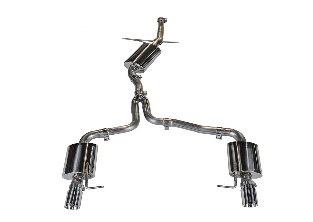AWE Touring Edition Exhaust for 8R Q5 2.0T - 3.5" Chrome Silver  Tips