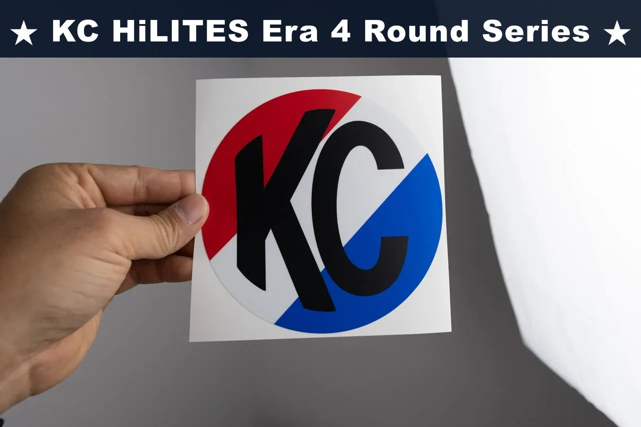 KC HiLITES Era 4 ROUND Series Light Cover Overlays - Universal