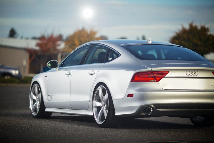 AWE Touring Edition Exhaust for Audi C7 A7 3.0T - 4" Diamond Black Tips