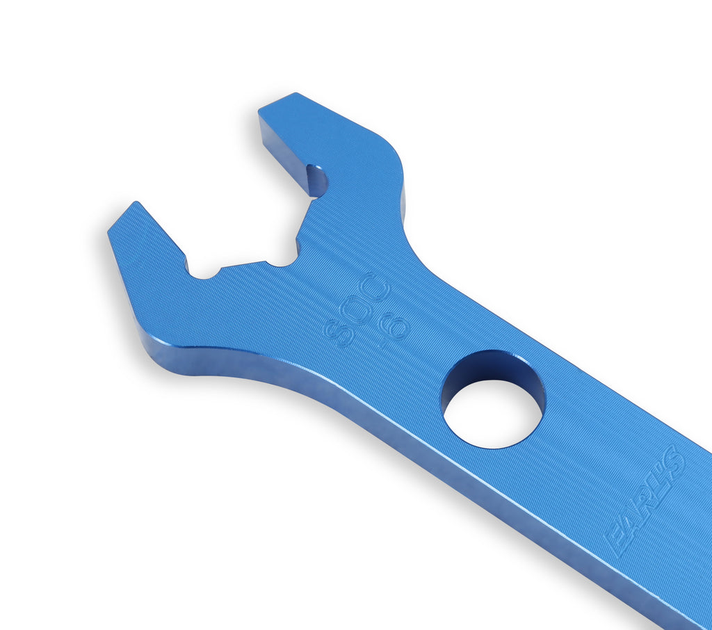 Double-Ended Hose End Wrench, Hex Size 7/8 x 3/4, 8 Nut-6 Socket, Blue
