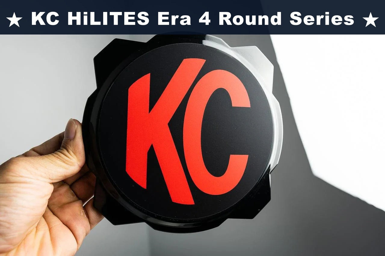 KC HiLITES Era 4 ROUND Series Light Cover Overlays - Universal
