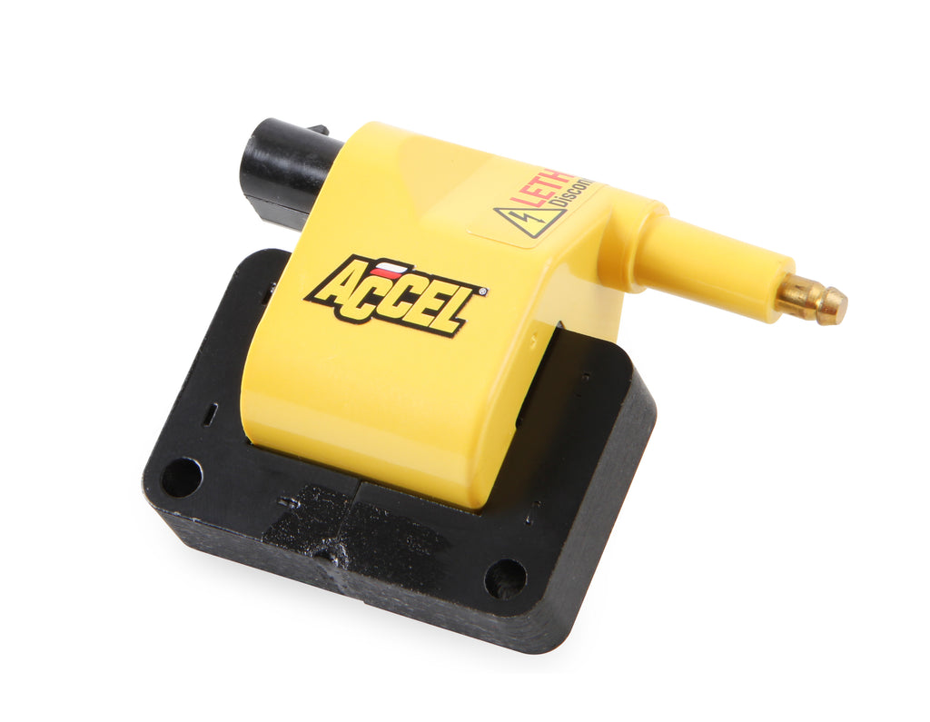 Ignition Coil- SuperCoil- Dodge/Jeep/Plymouth/Chrysler Remote-Yellow-Individual - This SuperCoil ignition coil fits Dodge Magnum Truck / Jeep 1990-2002