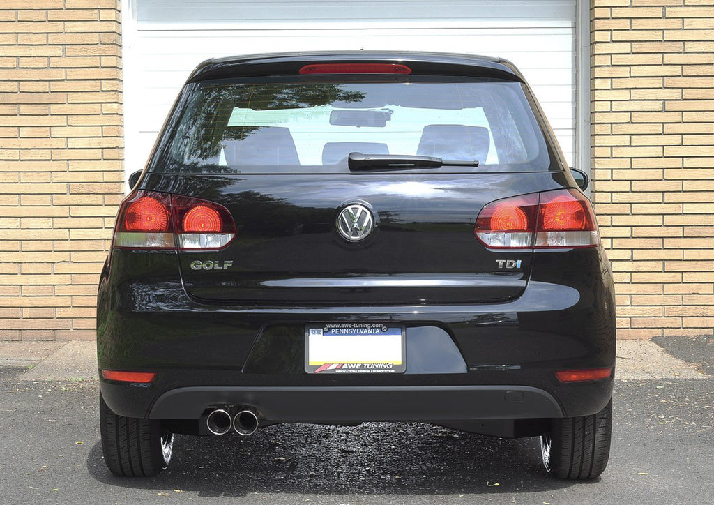 AWE Performance Cat-back Exhaust for Golf / Rabbit 2.5L - Chrome Tips