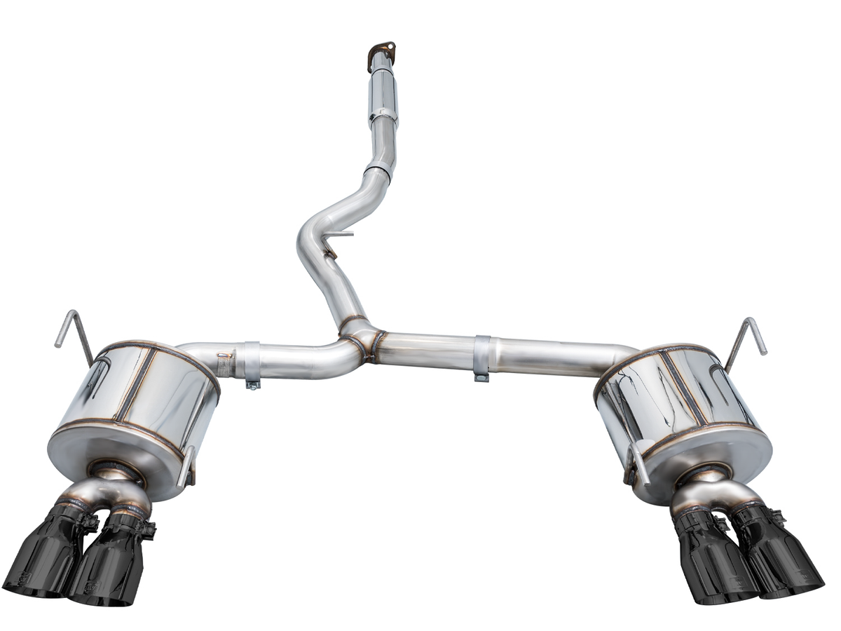 AWE Touring Edition Catback Exhaust for VB Subaru WRX - 4" Diamond Black Tips