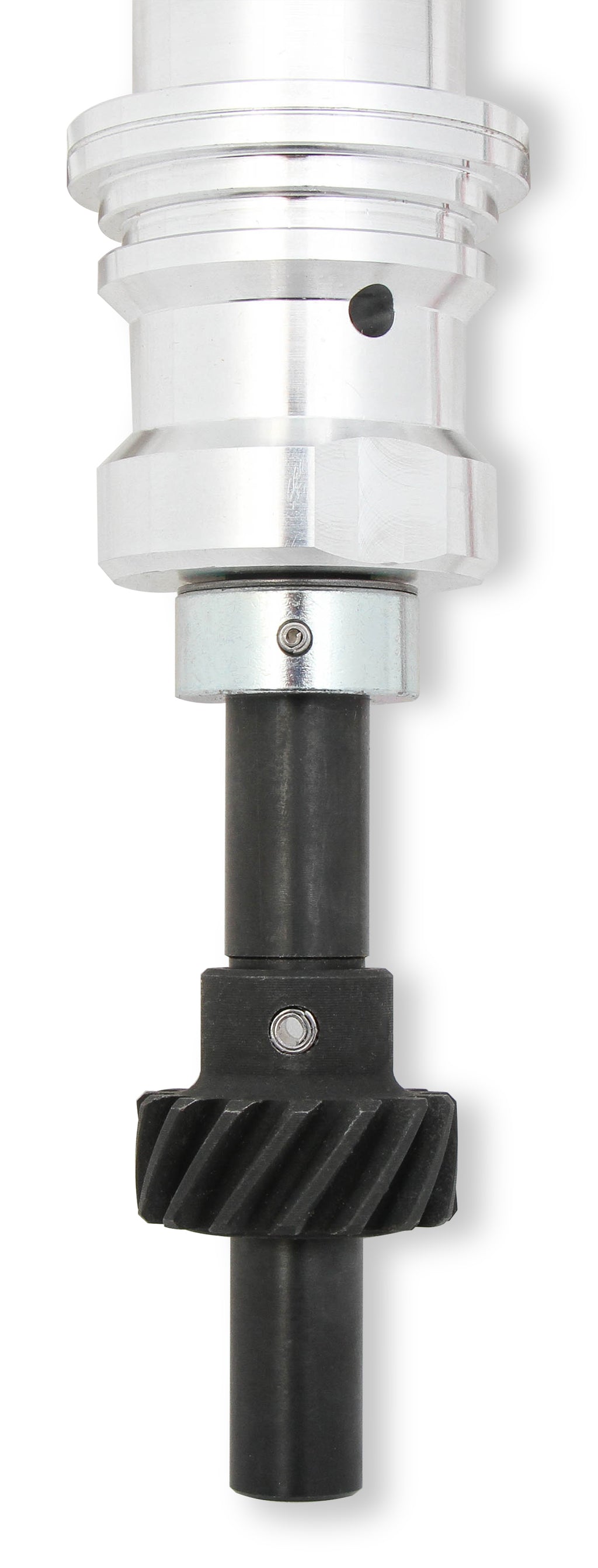 Mallory Unilite Distributor with built-in electronic ignition module.