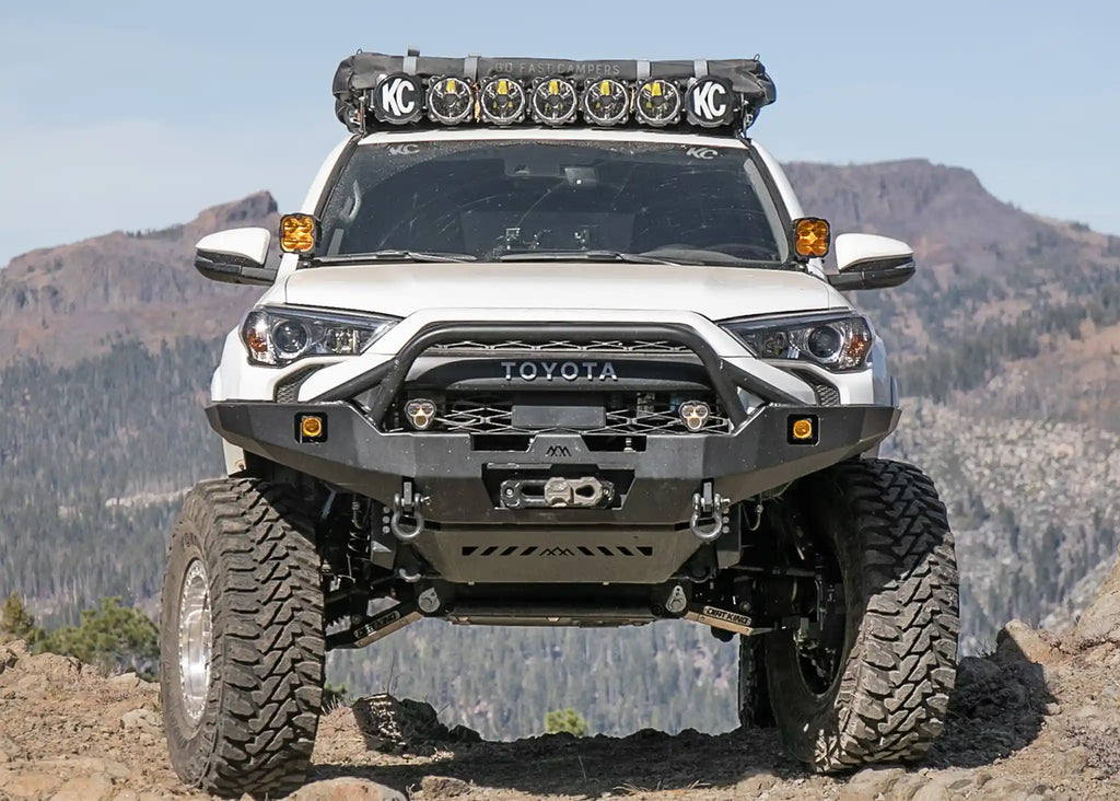 Backwoods Adventure Mods — Hi-Lite Overland Toyota 4Runner Front Bumper 5th Gen (2010-2024) [PreRunner Bull Bar]