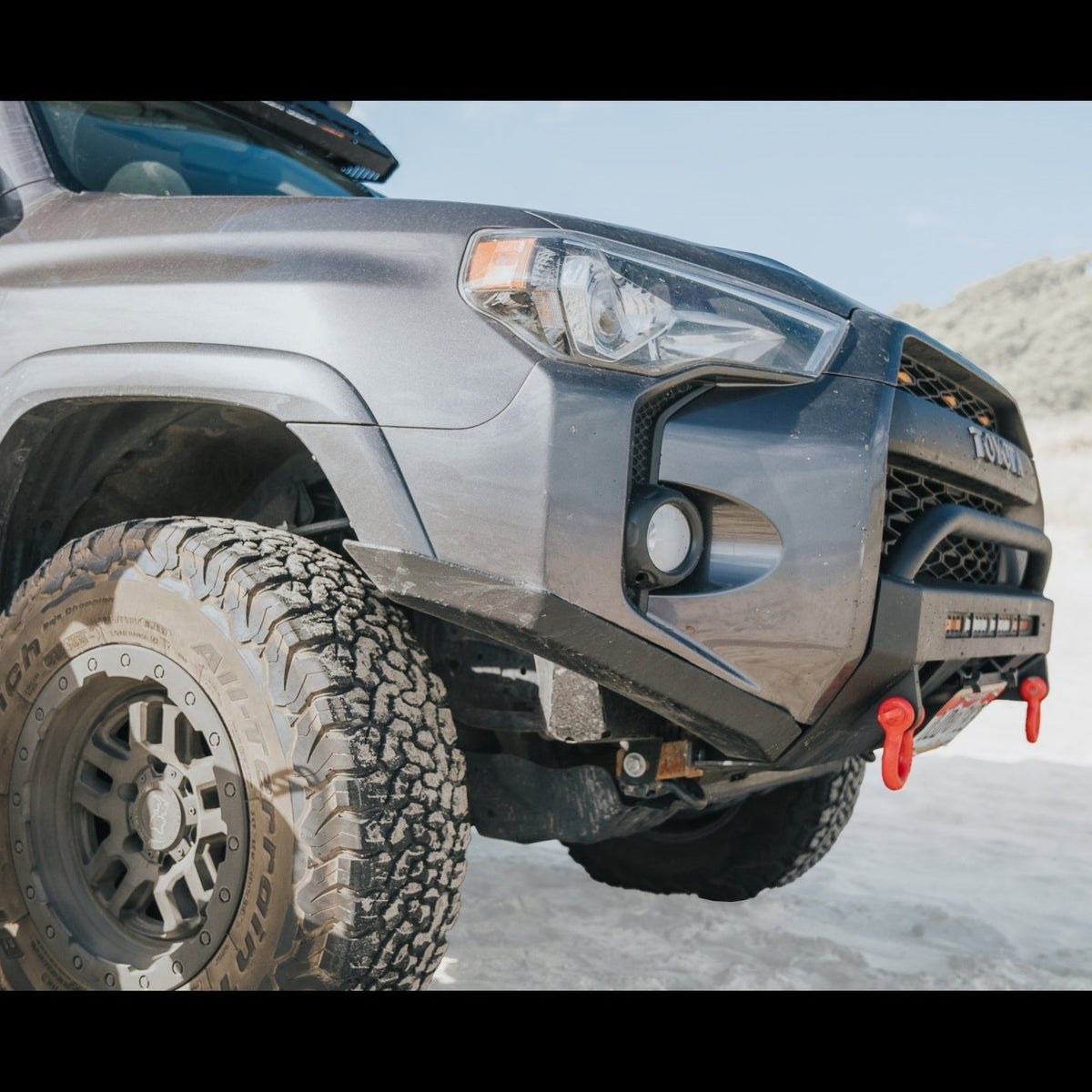 4Runner Lo Pro Bumper High Clearance Additions / 5th Gen / 2014-2024 / Powder Coat (manufacturer reference photo)