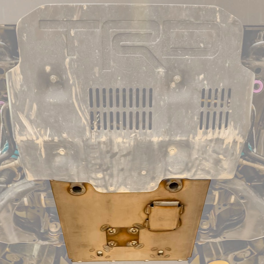 4Runner TRD Pro Integration Skid Plate / 5th Gen / 2010+ / Raw (manufacturer reference photo)