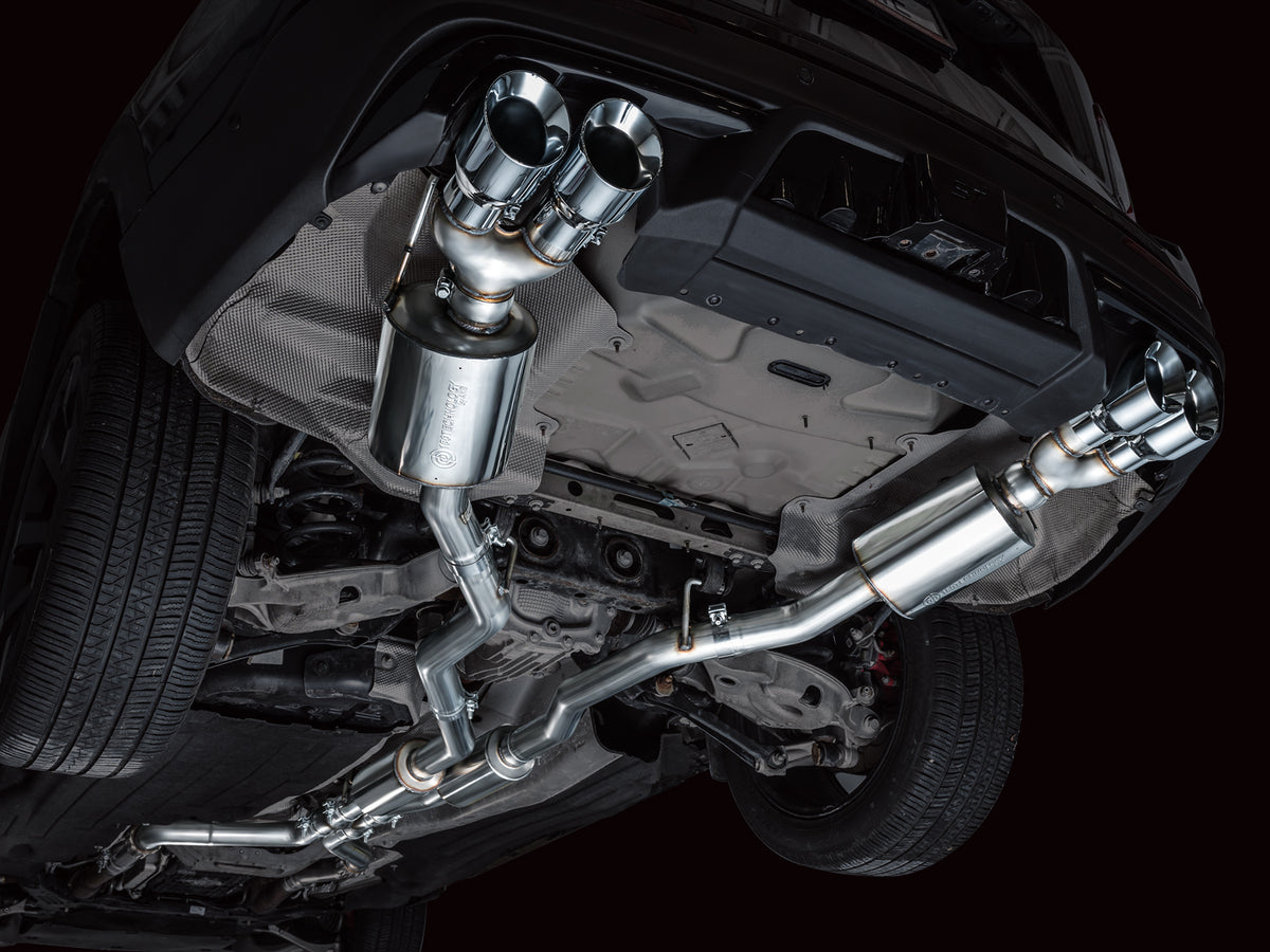 AWE Touring Edition Exhaust for Ford Explorer ST - Chrome Silver Tips