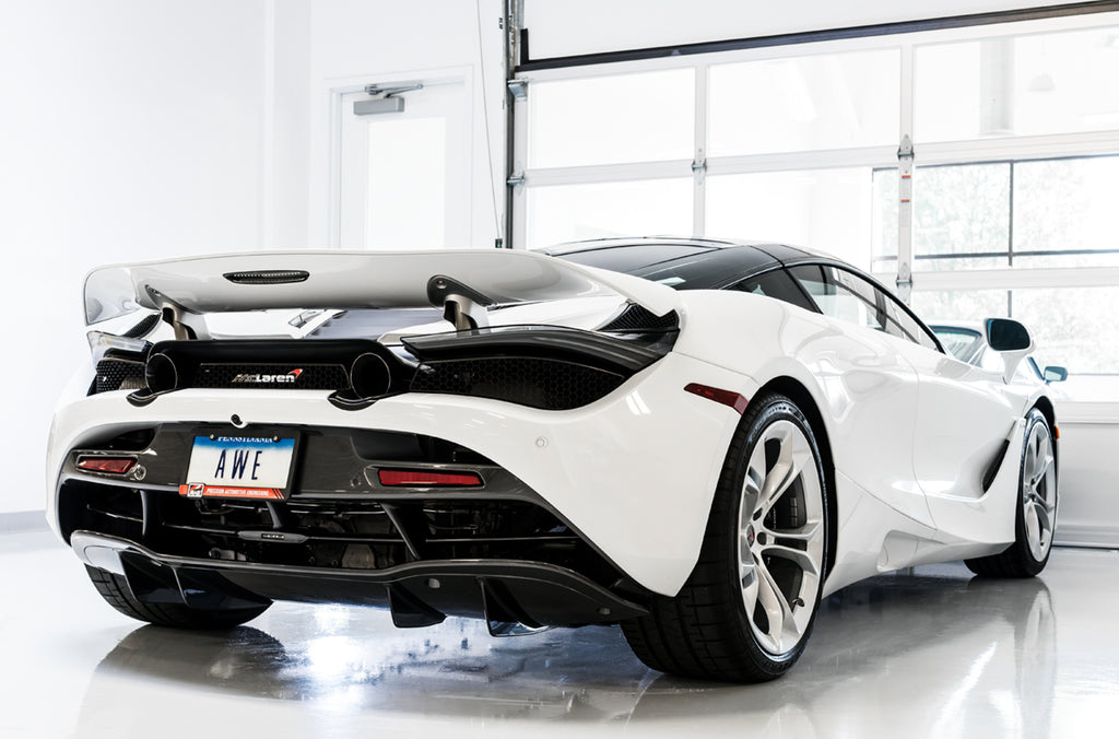 AWE Performance Exhaust for McLaren 720S - Diamond Black Tips