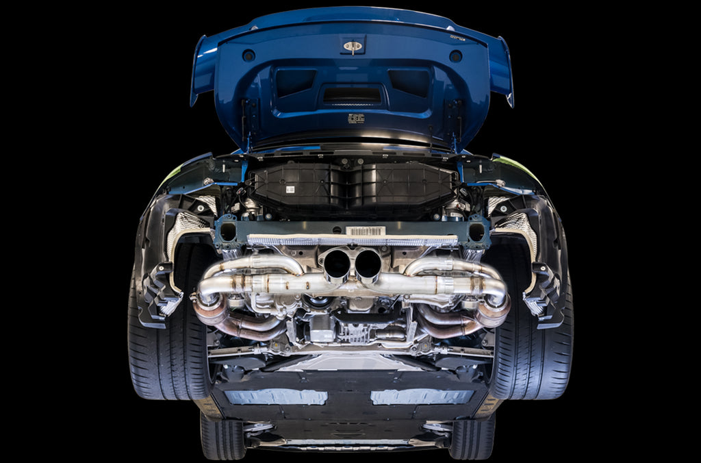 AWE SwitchPath™ Exhaust for Porsche 991.1 / 991.2 GT3 / RS - Chrome Silver Tips