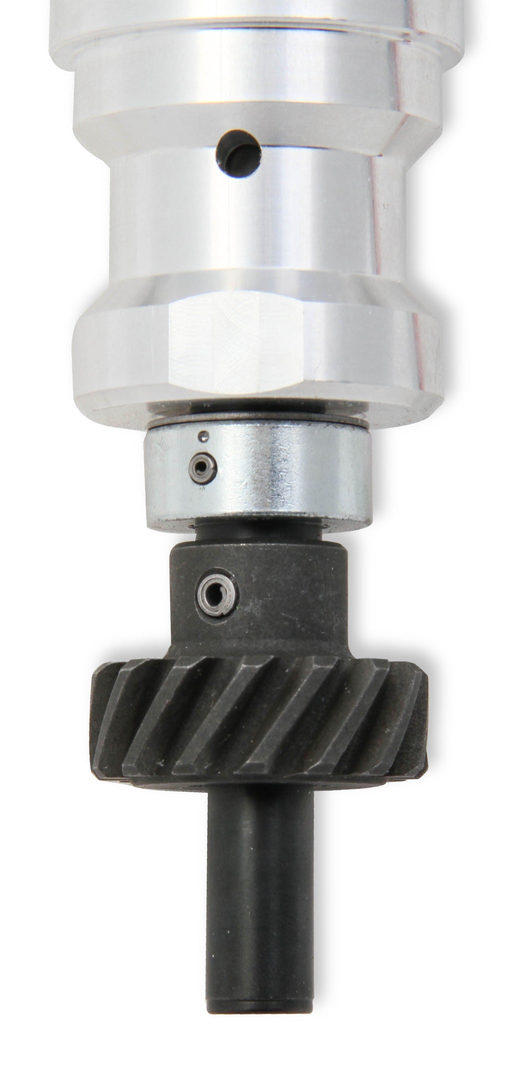 Mallory Unilite Distributor with built-in electronic ignition module.