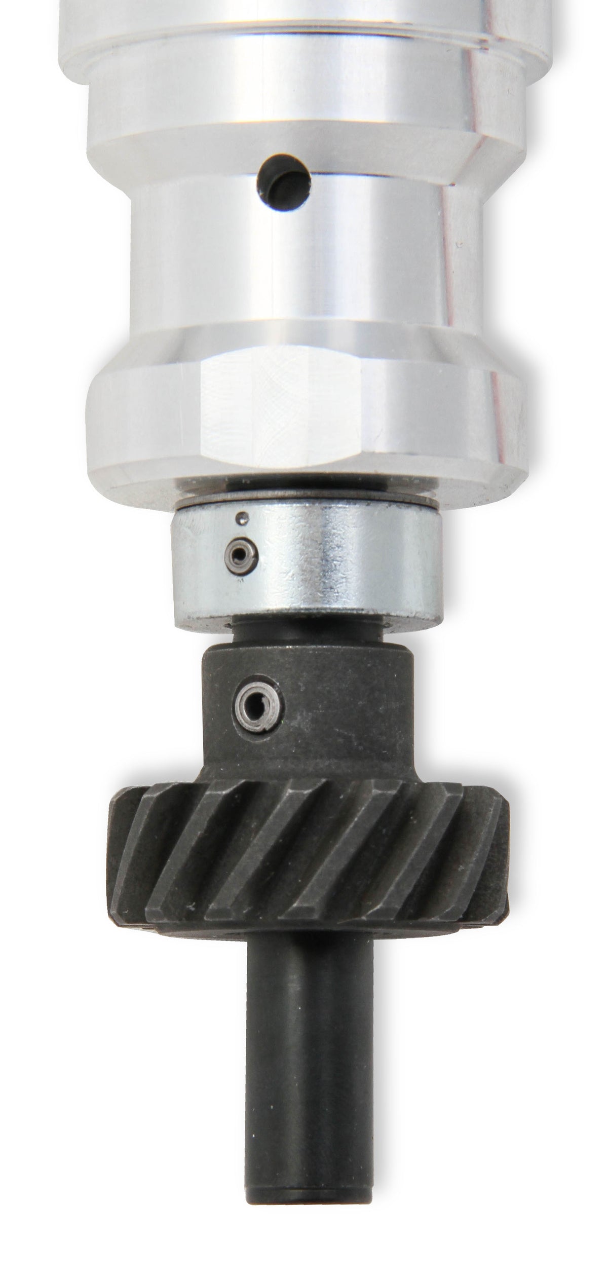 Mallory Unilite Distributor with built-in electronic ignition module.