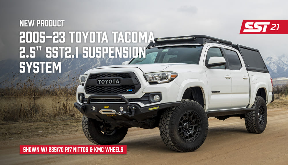 2.5"F SST2.1 Suspension System Falcon 2.1 - Tacoma TRD / SR5 / Rock Warrior 2005-2023