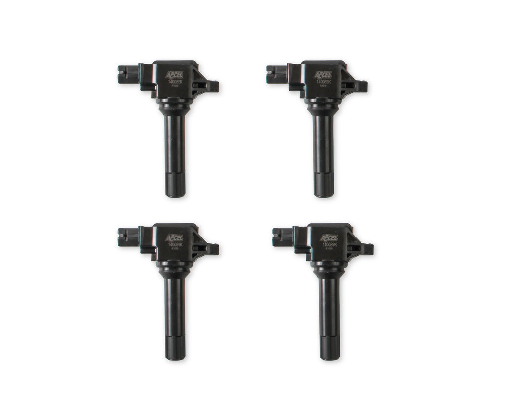 Ignition Coils- Fits Subaru, Scion and Toyota 2.0L Boxer 2015-2019, Black 4-Pack - Fits Subaru, Scion and Toyota 2.0L Boxer 2015-2019, Black, 4-Pack