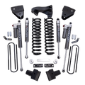 4'' Coil Spring Lift Kit with Falcon 2.1 Front/Rear Shocks, Radius Drops, and Front Track Bar Bracket