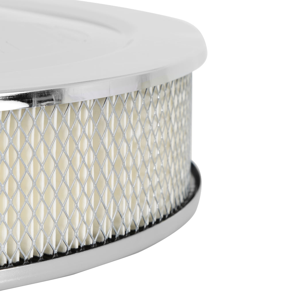 Demon Branded 14" Chrome Air Filter with paper filter element