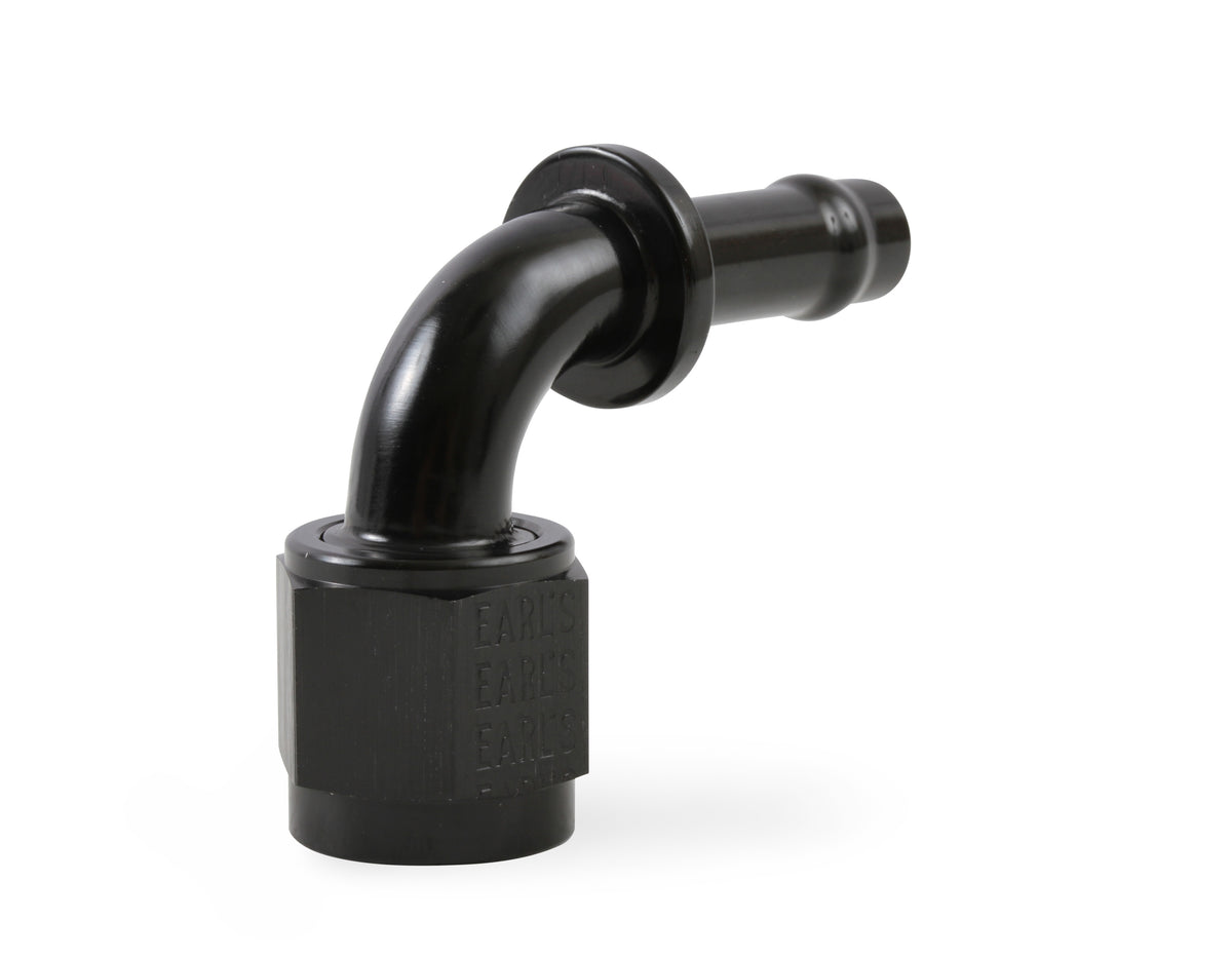 -6 90 DEG TO 3/8" Earl's VAPOR GUARD HOSE END