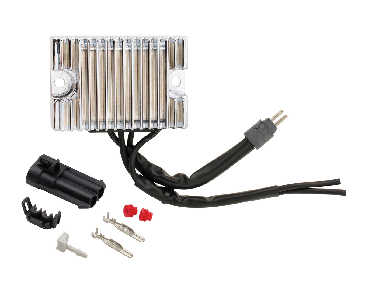 VOLTAGE REGULATOR 04-06 SPORTSTER - Voltage Regulator, Chrome for Harley-Davidson