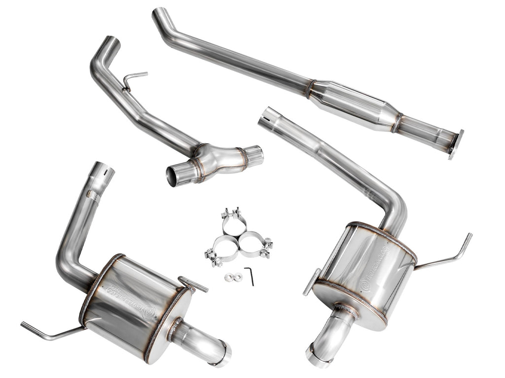 AWE 0FG Exhaust for Subaru Outback 2.4T - Dual BashGuards