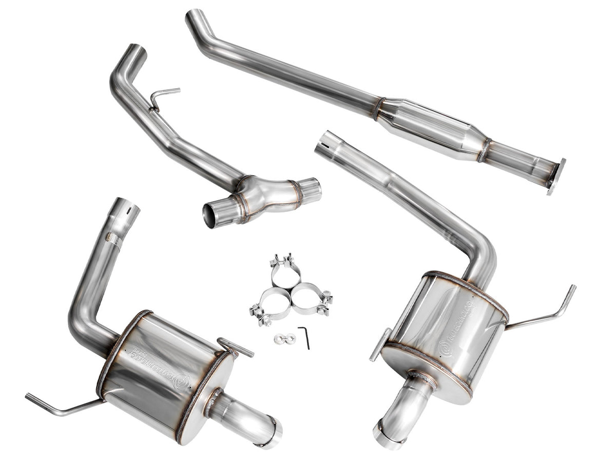 AWE 0FG Exhaust for Subaru Outback 2.4T - Dual BashGuards