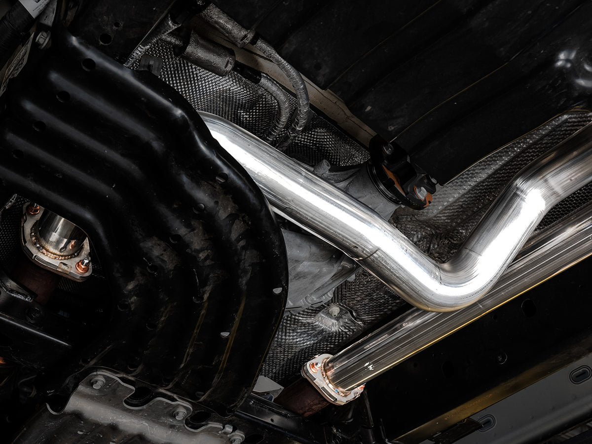 AWE 0FG Catback Exhaust for RAM TRX - 5" Diamond Black Tips